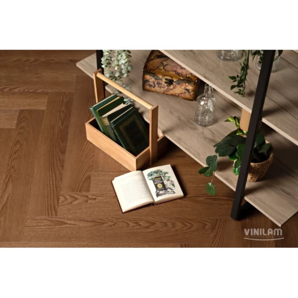 ПВХ плитка VinilAm Паркет Винсент коллекция Parquet Herringbone IS11200