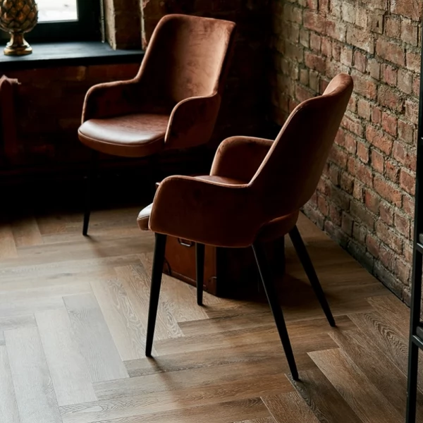 ПВХ плитка VinilAm Паркет Венецианский коллекция Parquet Herringbone IS11199